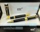 New 2023 Mont Blanc Sir Arthur Conan Doyle Black Fountain pen Gold Trim (5)_th.jpg